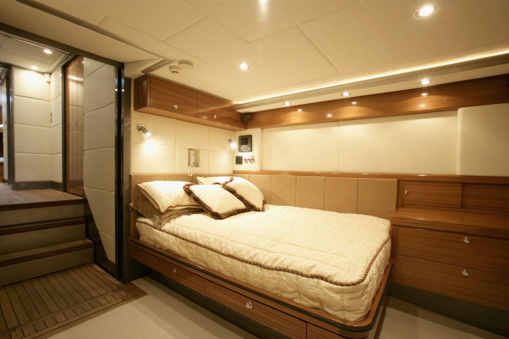 Warwick 76 luxury interior - designed by Warwick Yachts and built by Azzura Marine -<br />
photo:  © . Azzura Marine Media www.azzurayachts.com